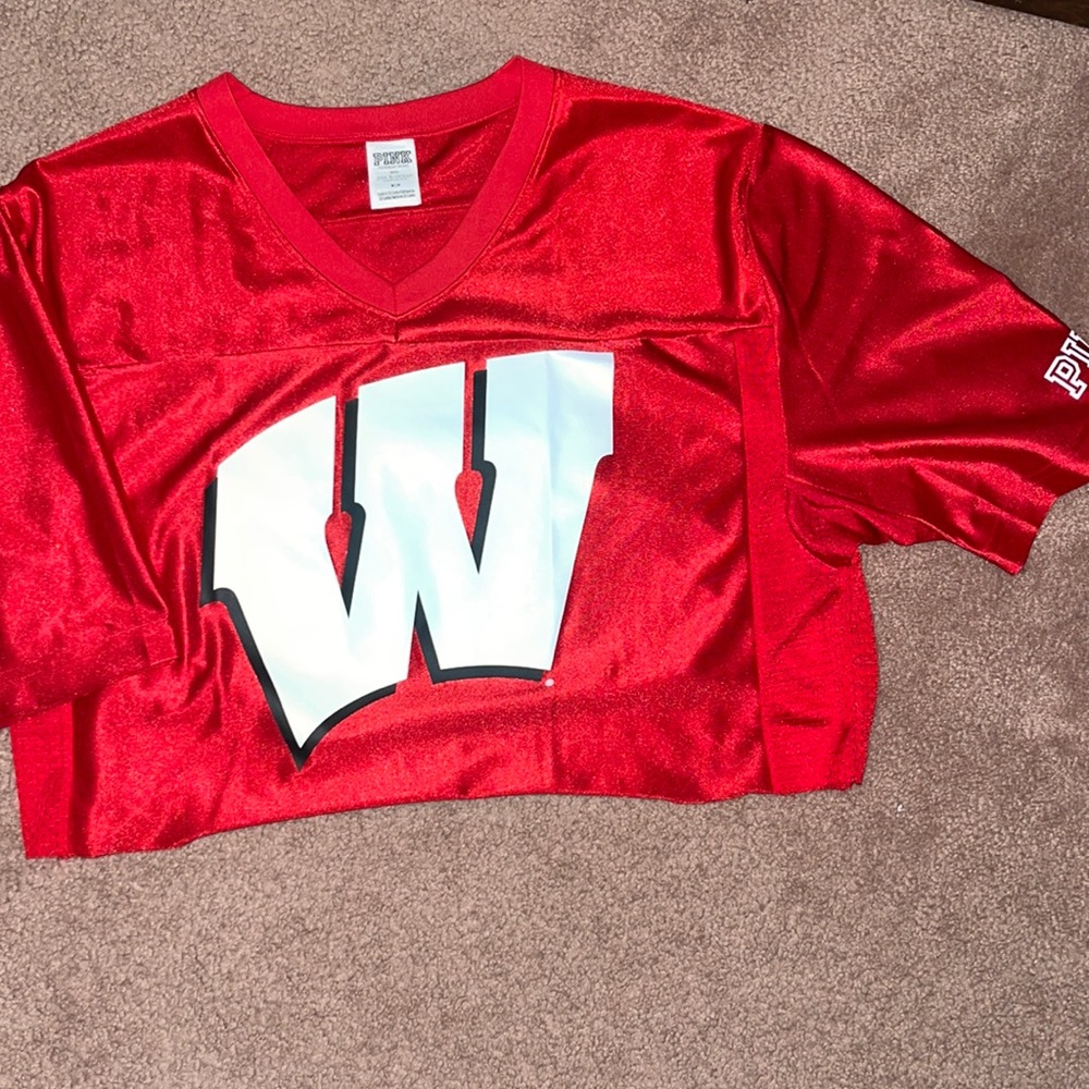 Wisconsin Madison cropped badgers jersey